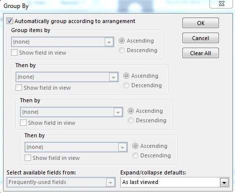 how to organize my outlook