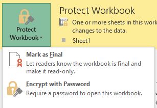 ms excel 2010 protect workbook